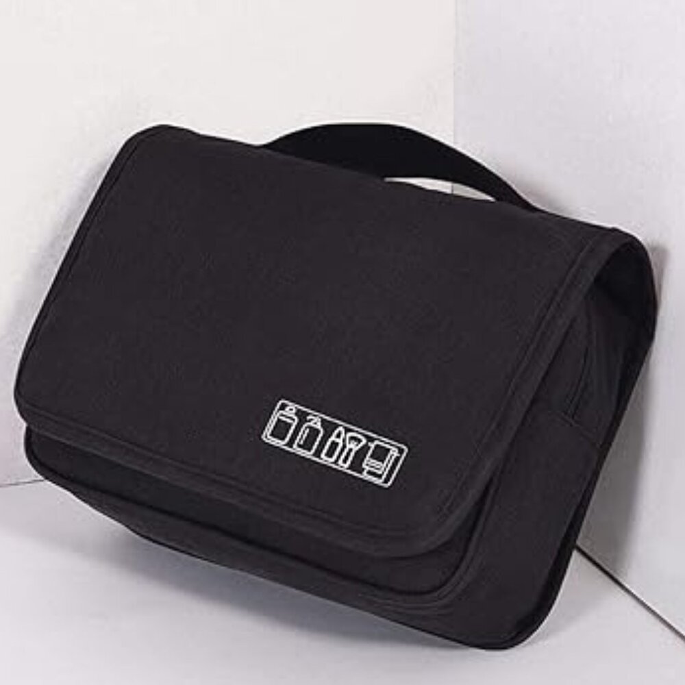 New! Travel Toiletry Bag, Portable Hanging Organizer, Travel-Size Accessories